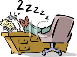 Sleeping at desk